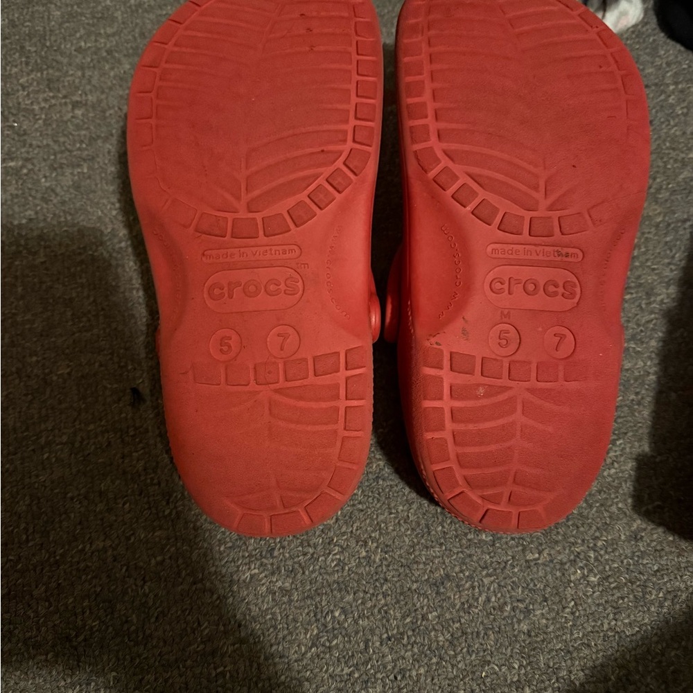 CROCS Kids Red Sandals